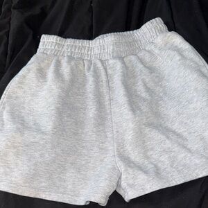 PrettyLittleThing Light Gray Athletic Shorts